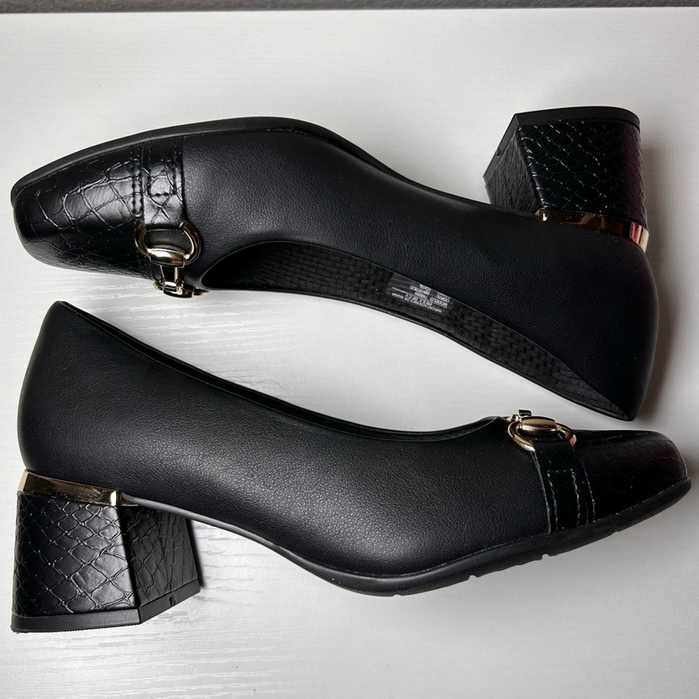 Piccadilly Maxi-Brazilian Elegant Block heel shoes Size 6‎ New
